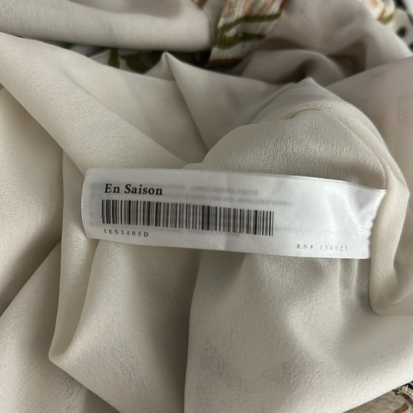 En Saison Nina Tropical Print Mini Dress Large - Picture 11 of 14